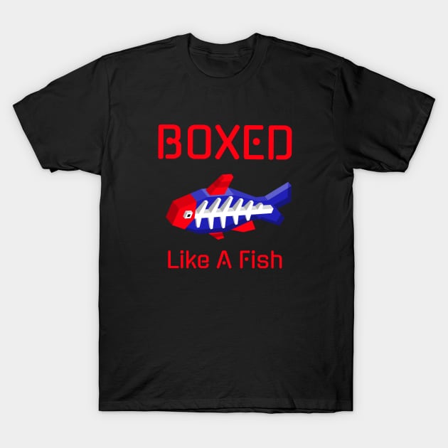 boxed like a fish T-Shirt by 2 souls